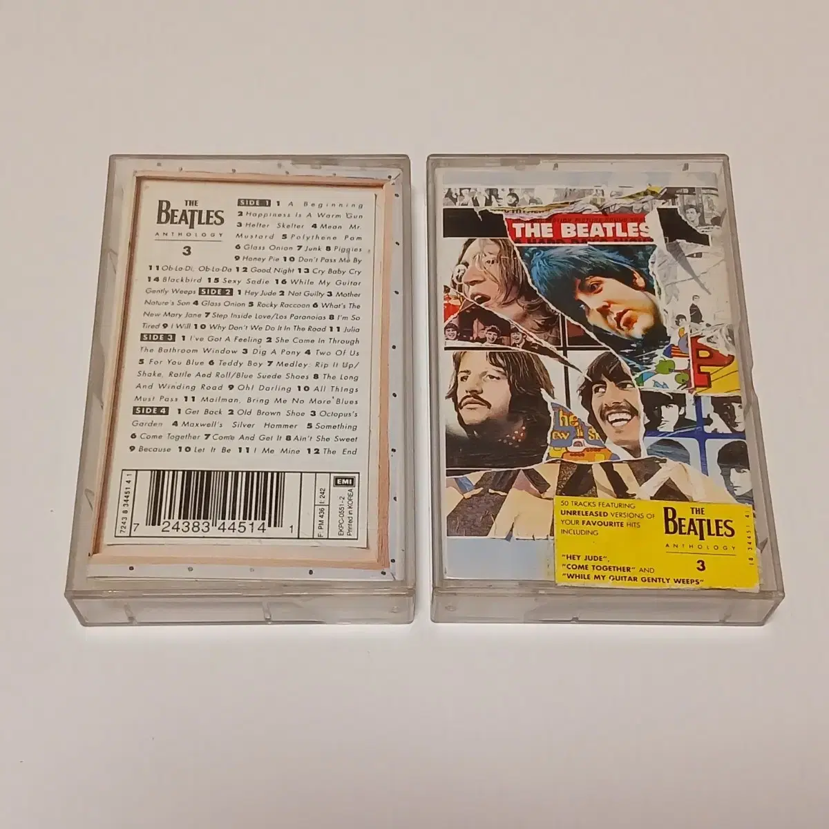 중고 국내반 비틀즈 앤솔로지 Beatles Anthology 3 카세트